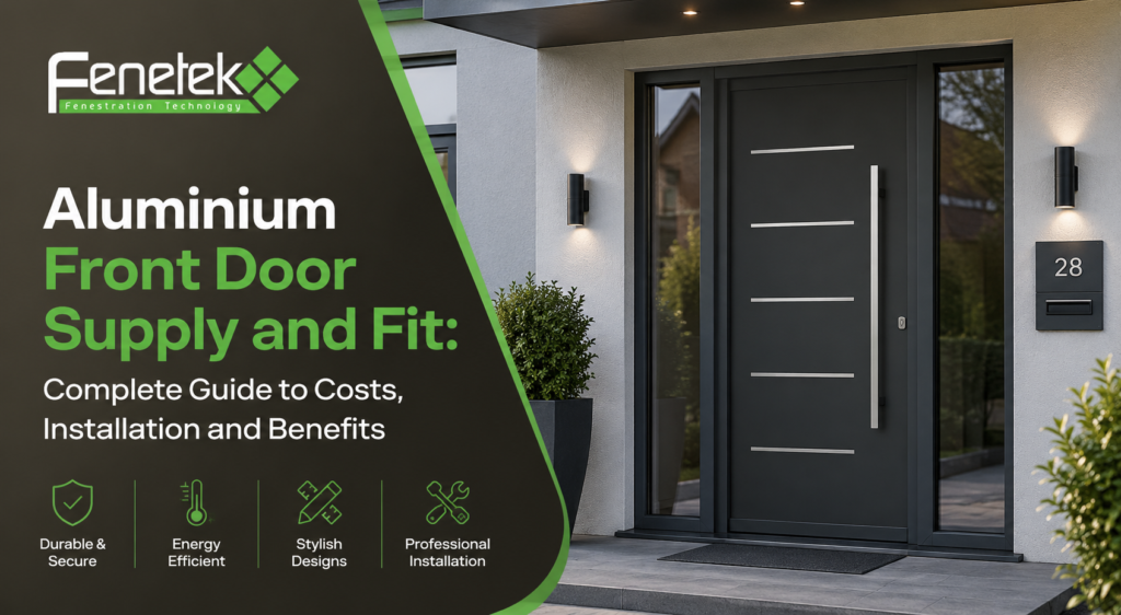 Aluminium Front Door Supply and Fit Complete Guide to Costs, Installation and Benefits
