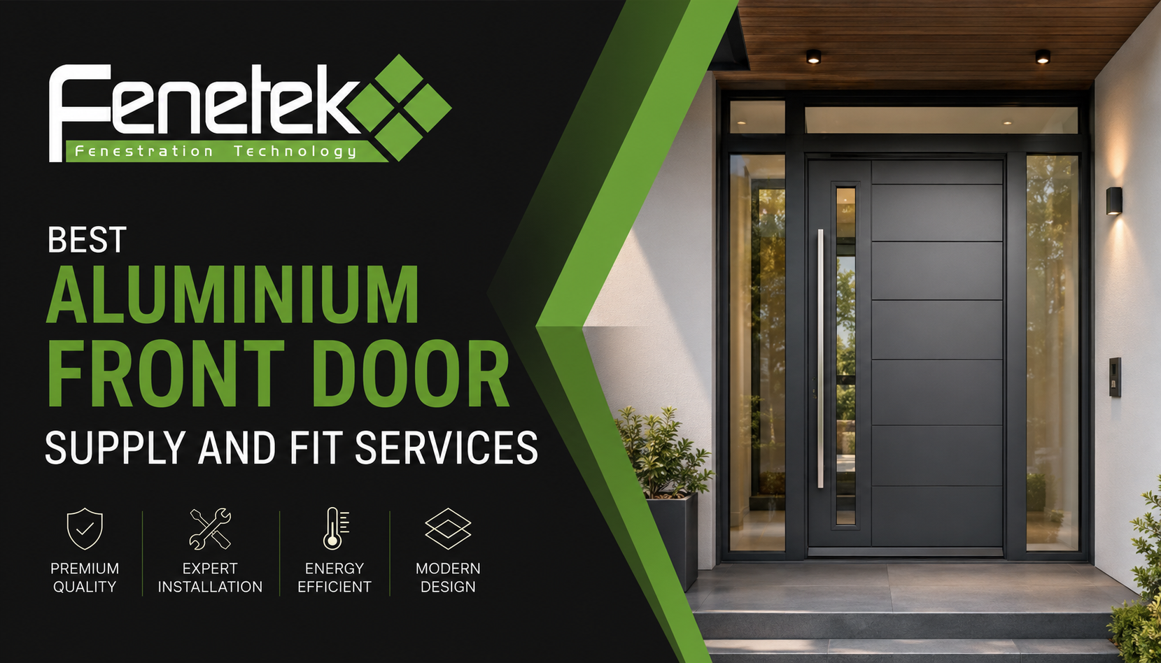 Best Aluminium Front Door Supply and Fit Services